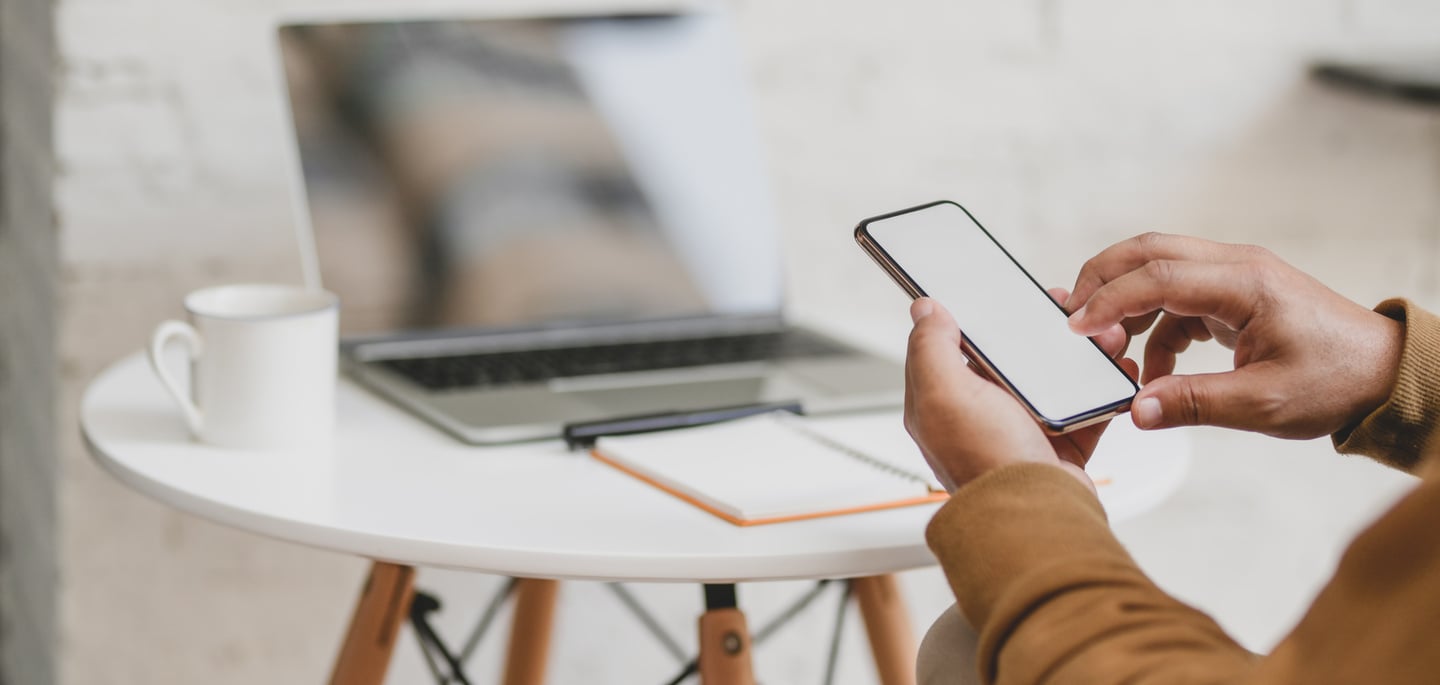 Person Holding Smartphone